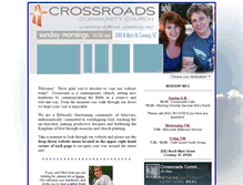 Tablet Screenshot of crossroadsofconway.com
